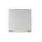 Z-Lite Quadrate 2 Light Outdoor Wall Sconce, Silver & Sand-blast glass 572S-SL-LED - alternate 3